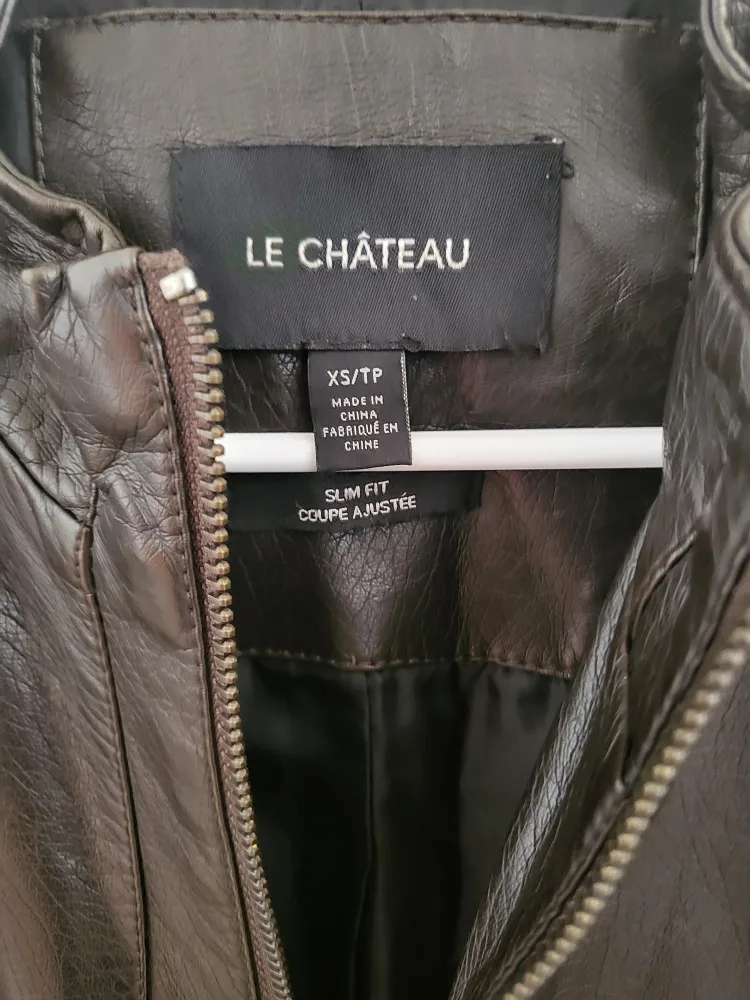 Le Château Brown Leather Jacket image indicator(2)