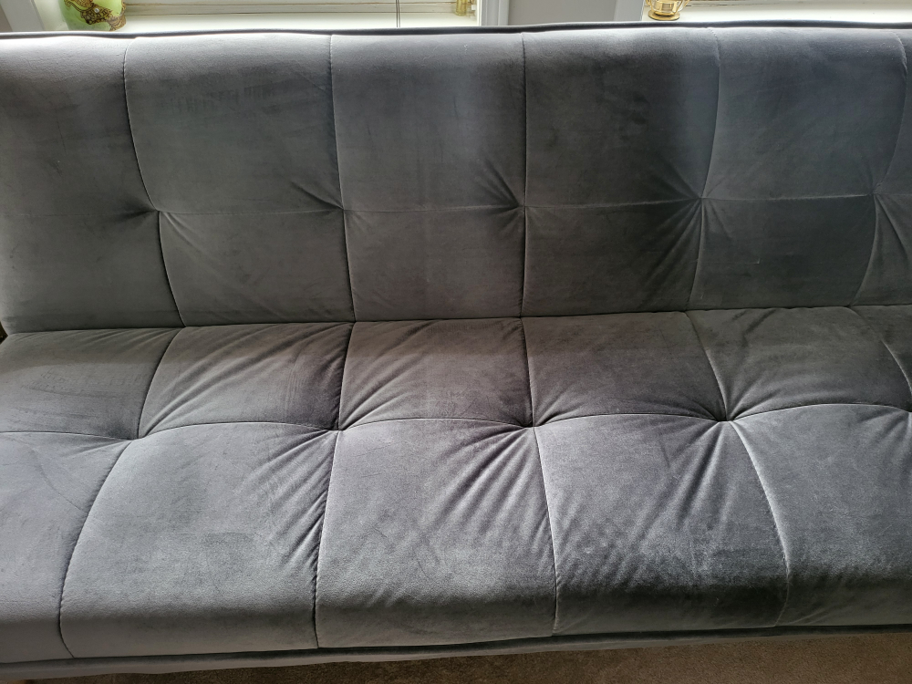 Grey Futon Sofa Bed - photo 2