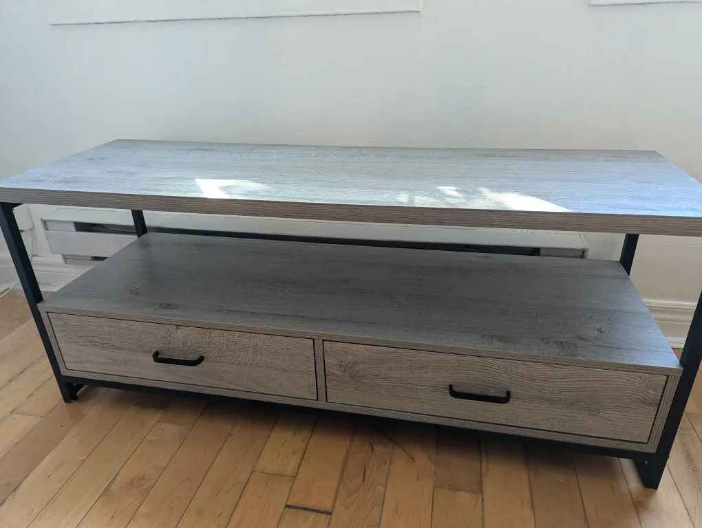 TV Stand with Two Drawers