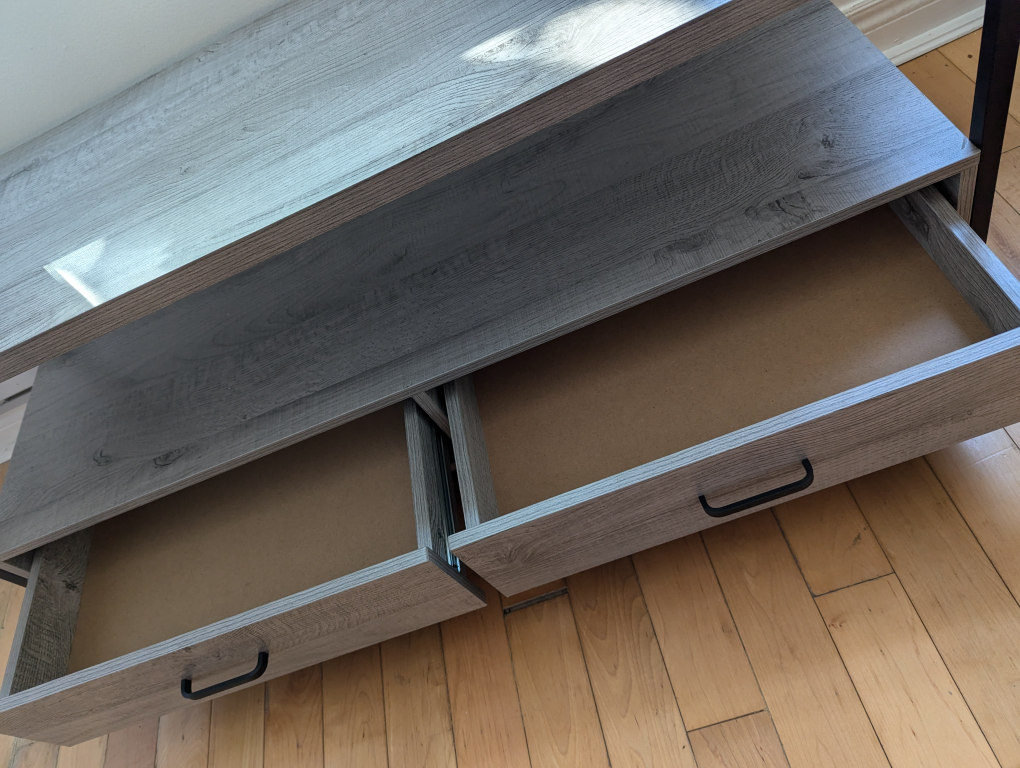 TV Stand with Two Drawers - photo 3