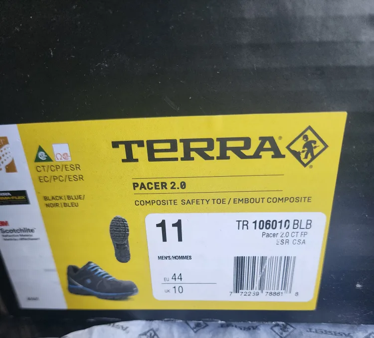 Terra Mens Protective Footwear / Safety Shoes thumbnail