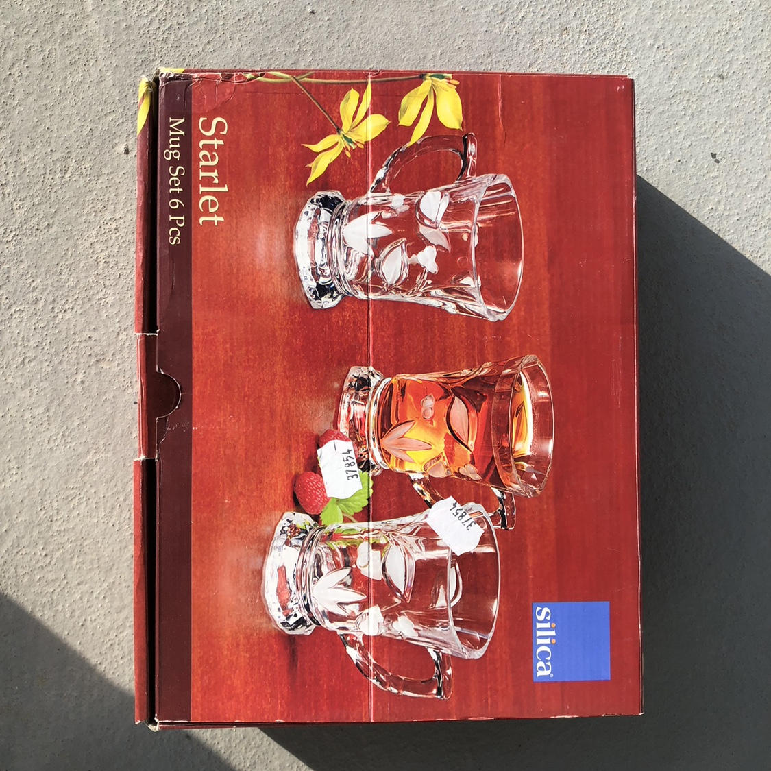Set of 6 Glass Mugs