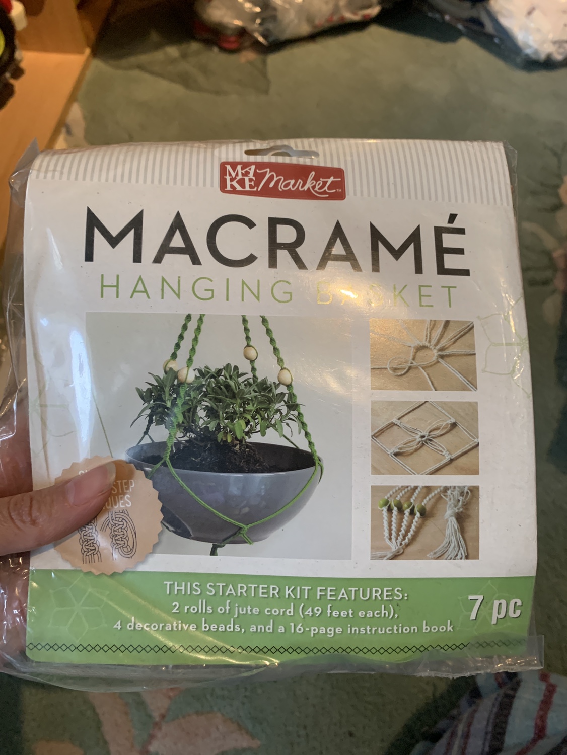Macrame Hanging Basket Kit