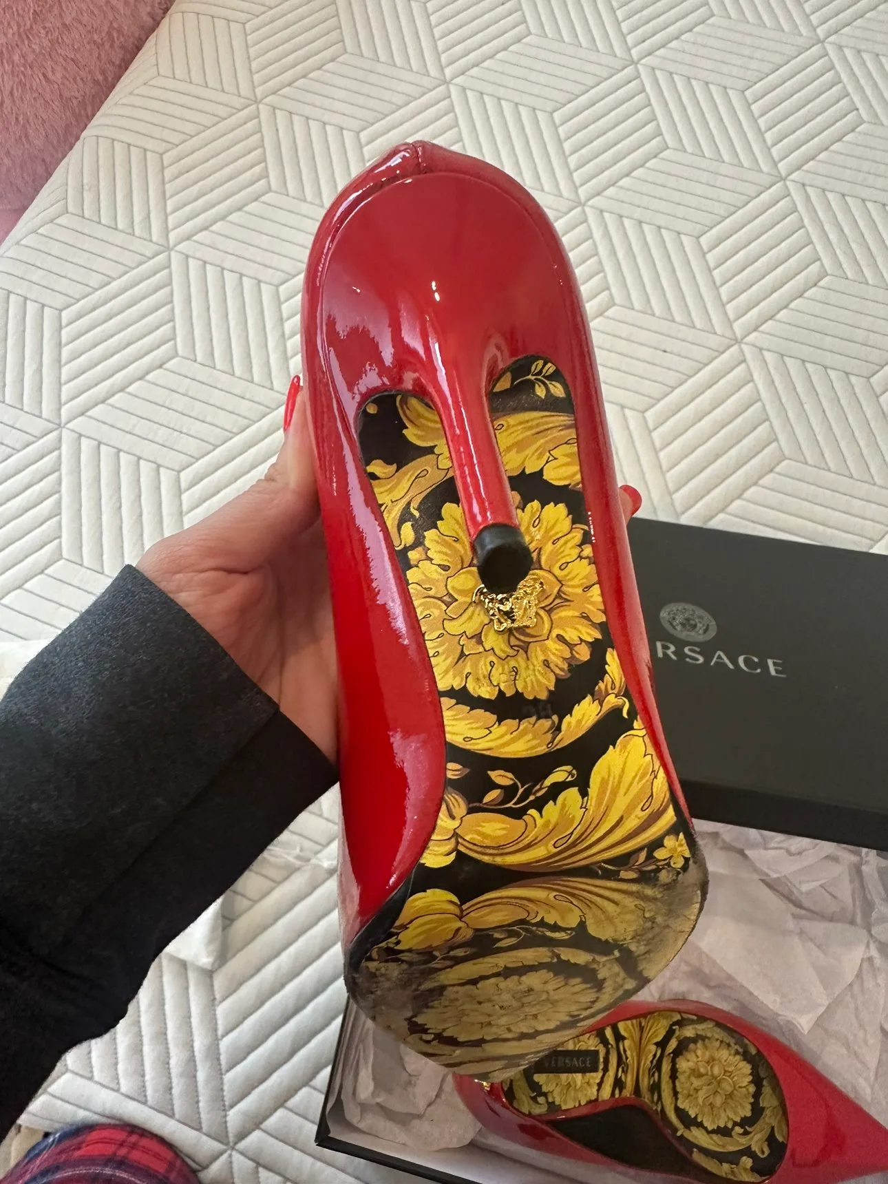 Versace Red pumps/heels image indicator(4)