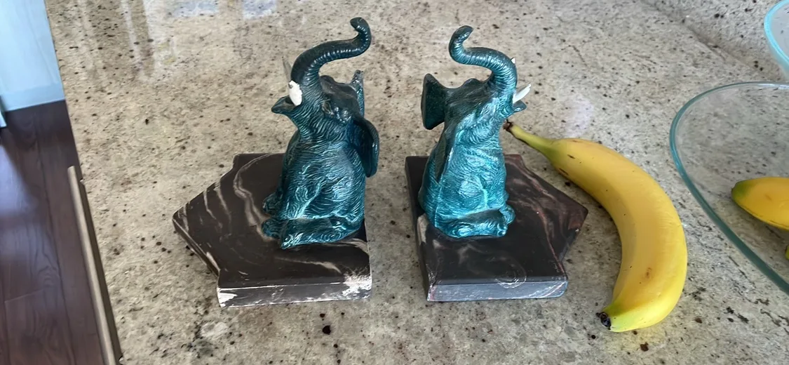 Vintage Elephant Bookends image indicator(2)
