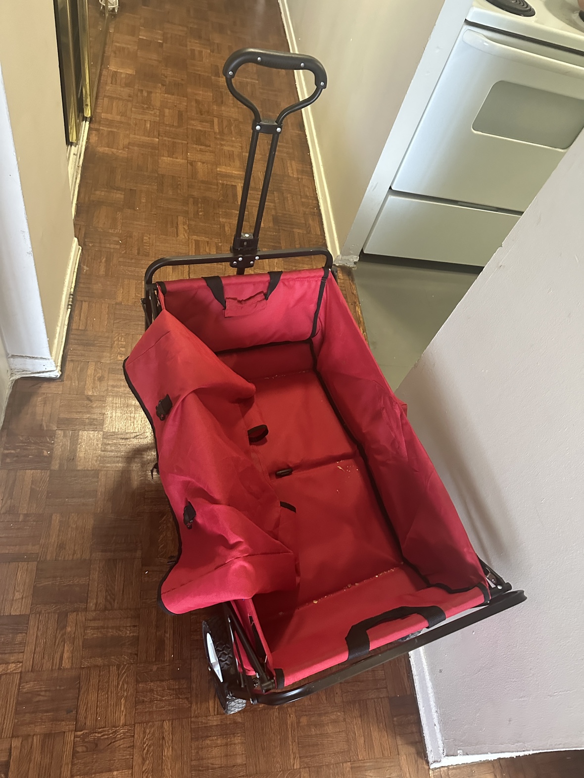 Red Folding Utility Wagon