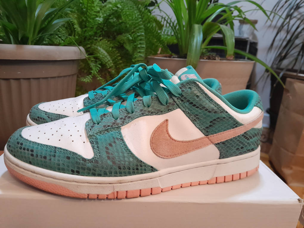 Nike Dunk Low 'Snakeskin' Size 10 - photo 2