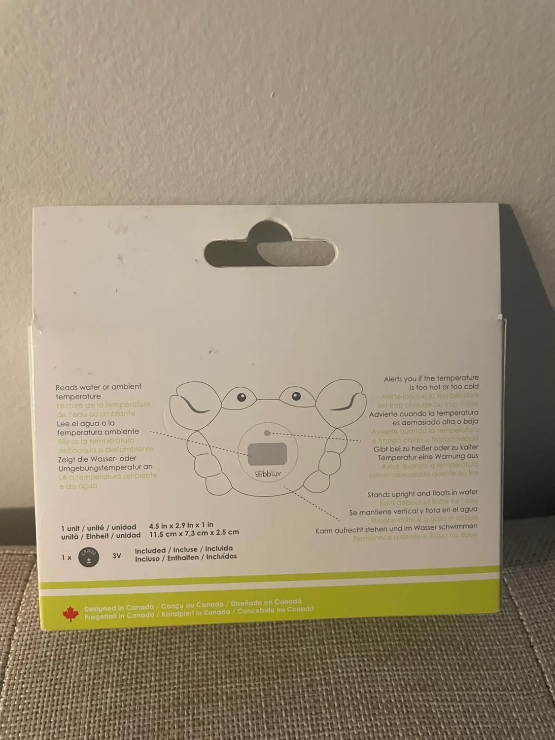 3-in-1 Thermometer and Bath Toy image indicator(2)