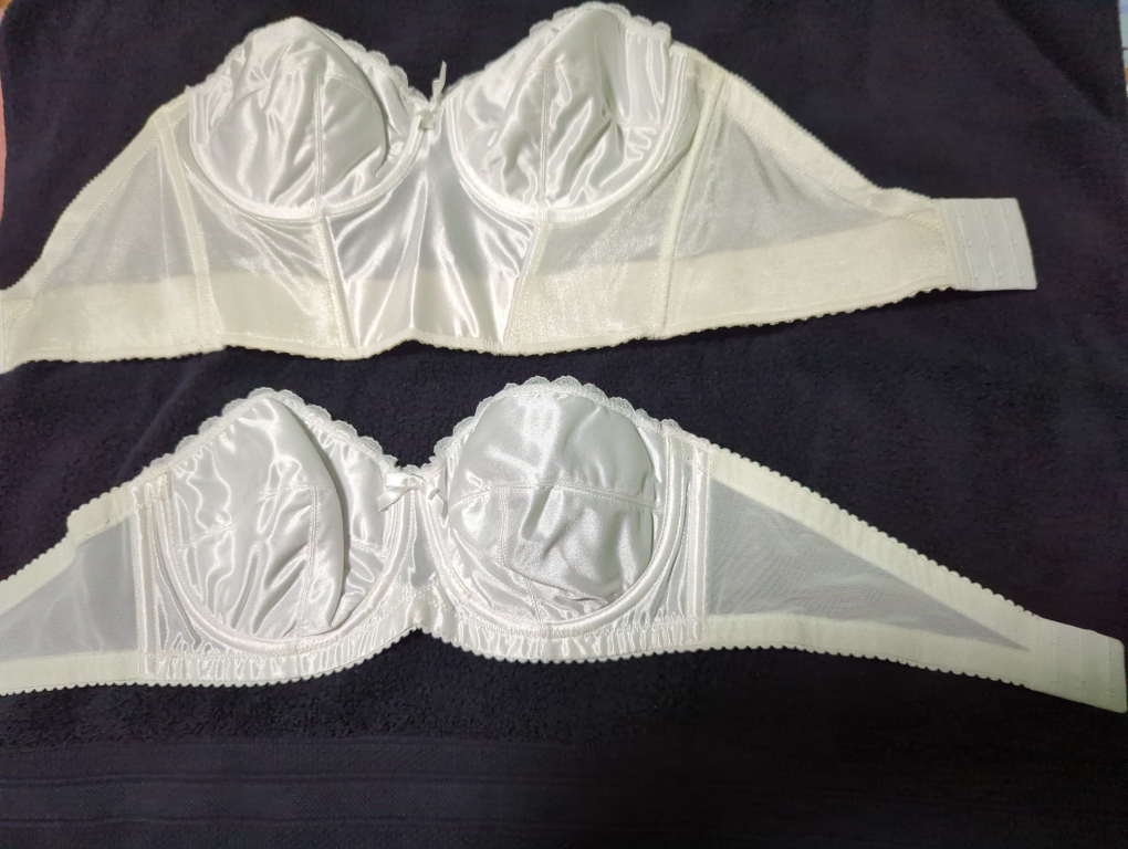 White Strapless Bra Set