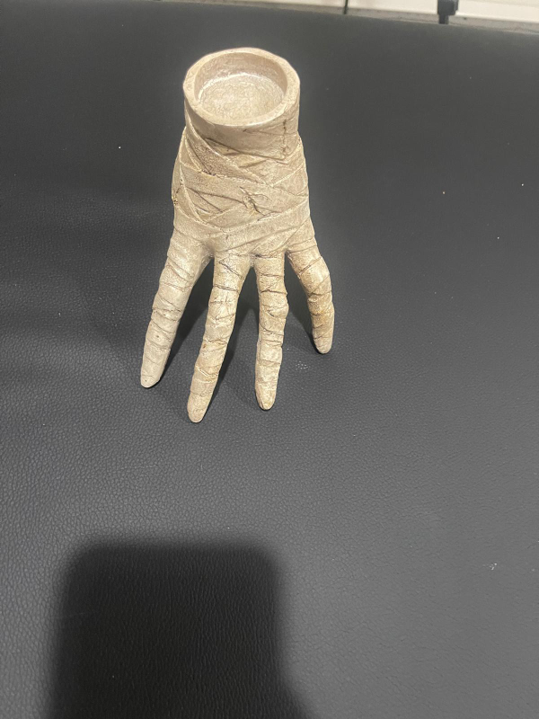Mummy Hand Candle Holder