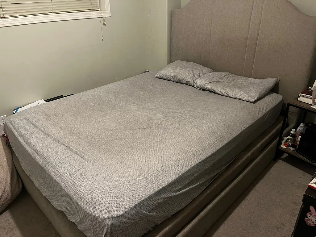 Queen Size Bed Frame with headboard thumbnail