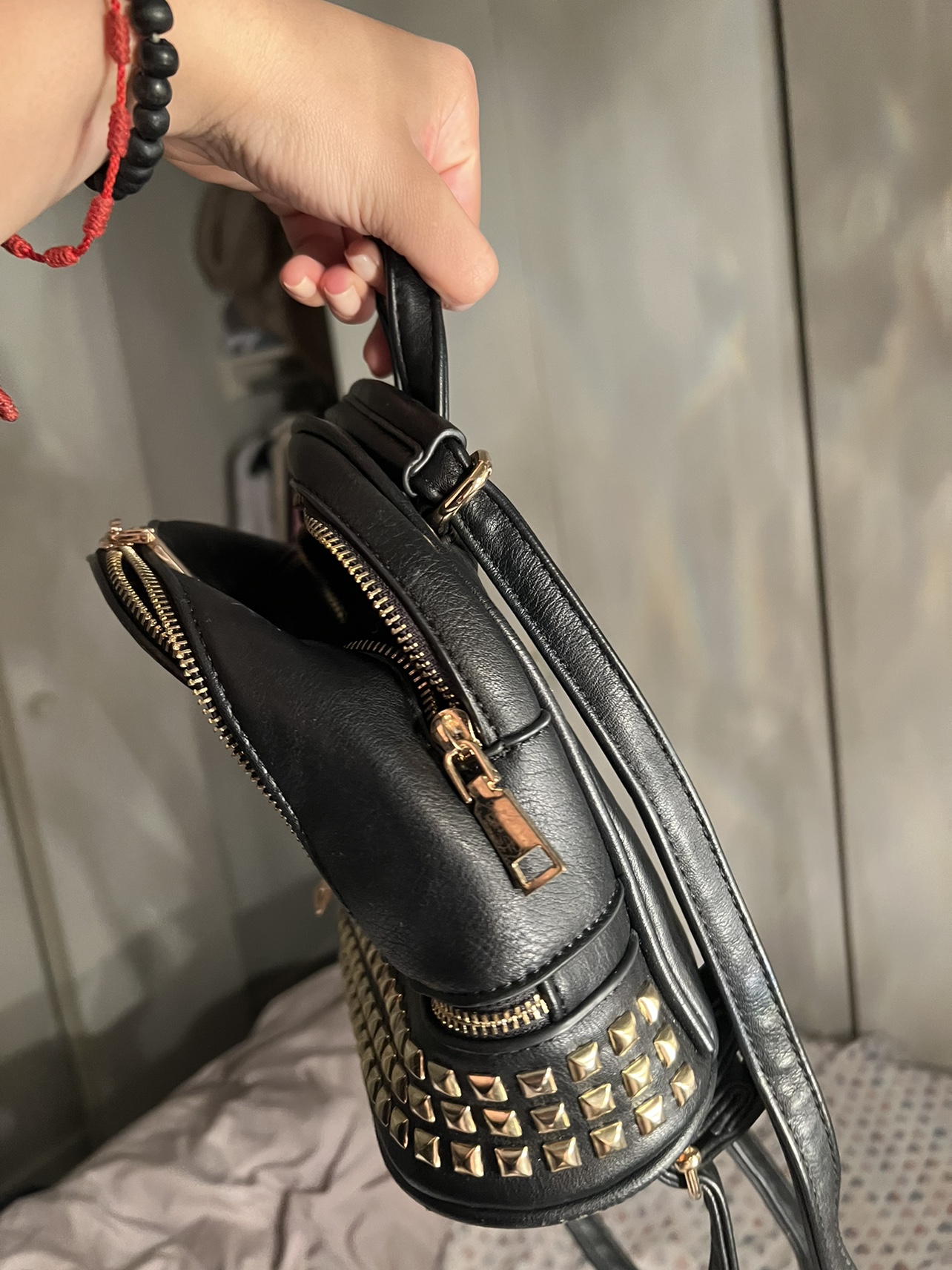 Black Mini Backpack - photo 2