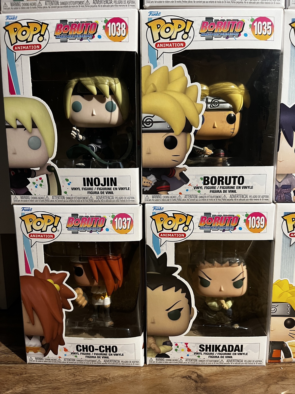 Boruto Pop Vinyl Figures Set
