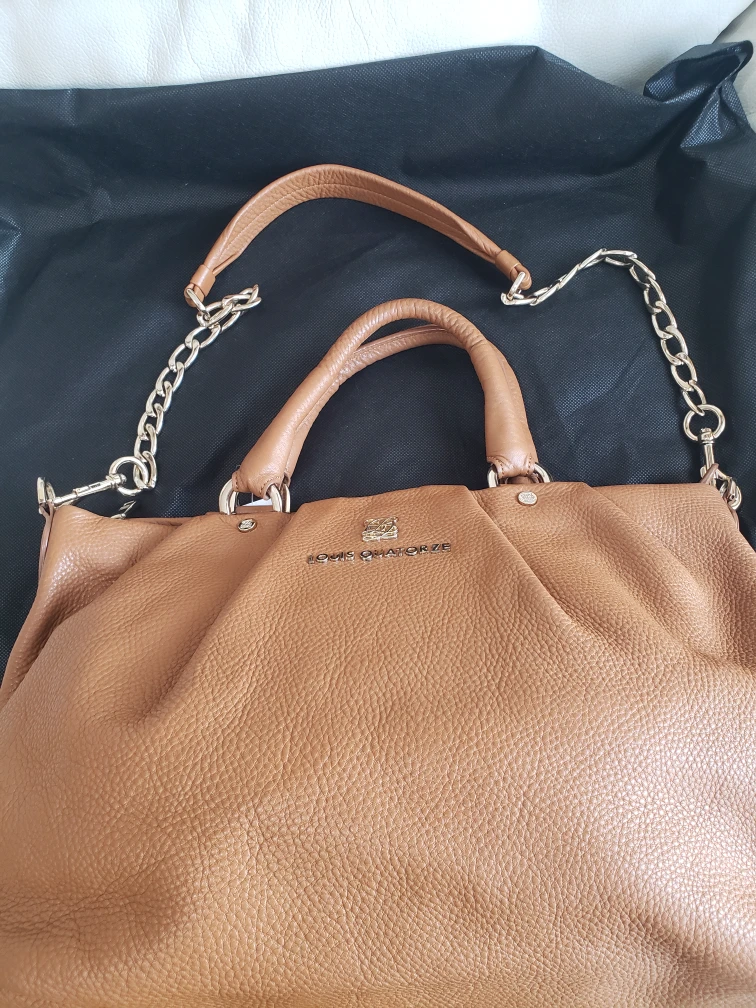 Louis Quatorze Brown Leather Handbag - photo 4