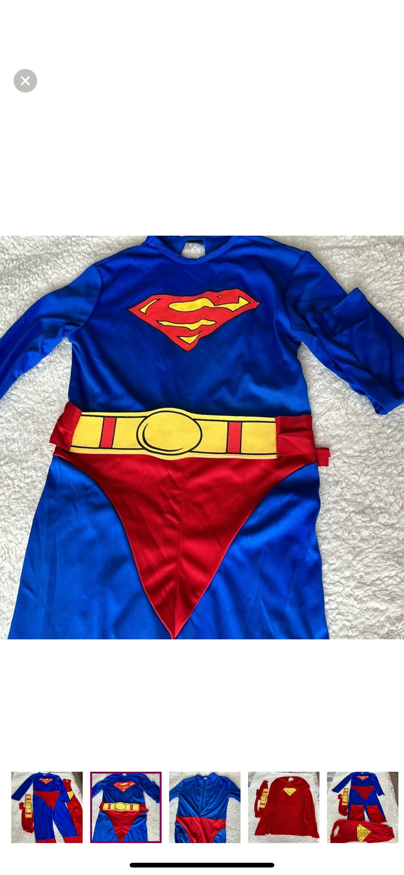 Halloween Superman costume for kids image indicator(7)