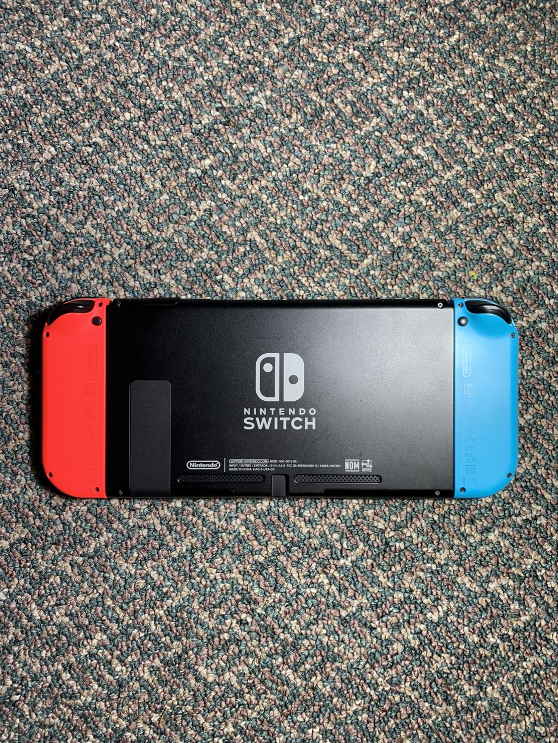 Nintendo Switch Console with Neon Blue and Red Joycons - photo 4