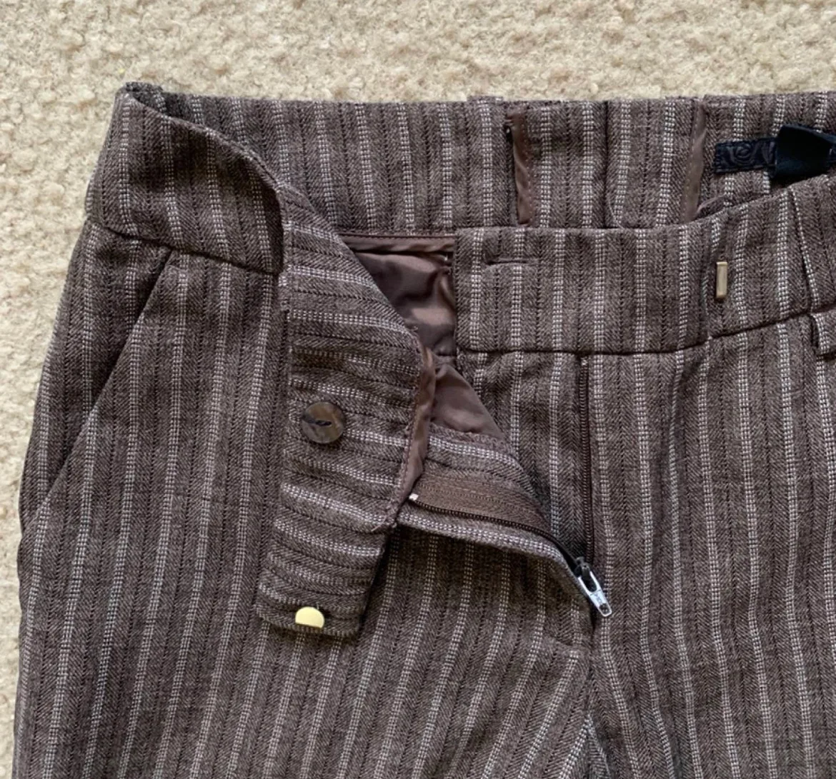 Brown Striped Pants image indicator(2)