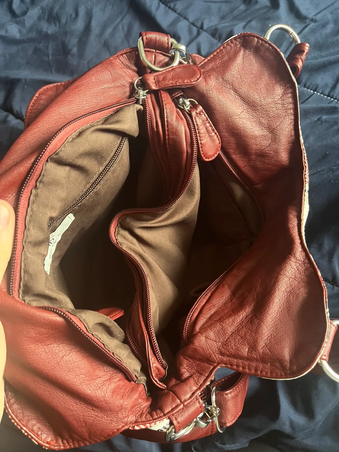 Red Plaid Handbag image indicator(3)