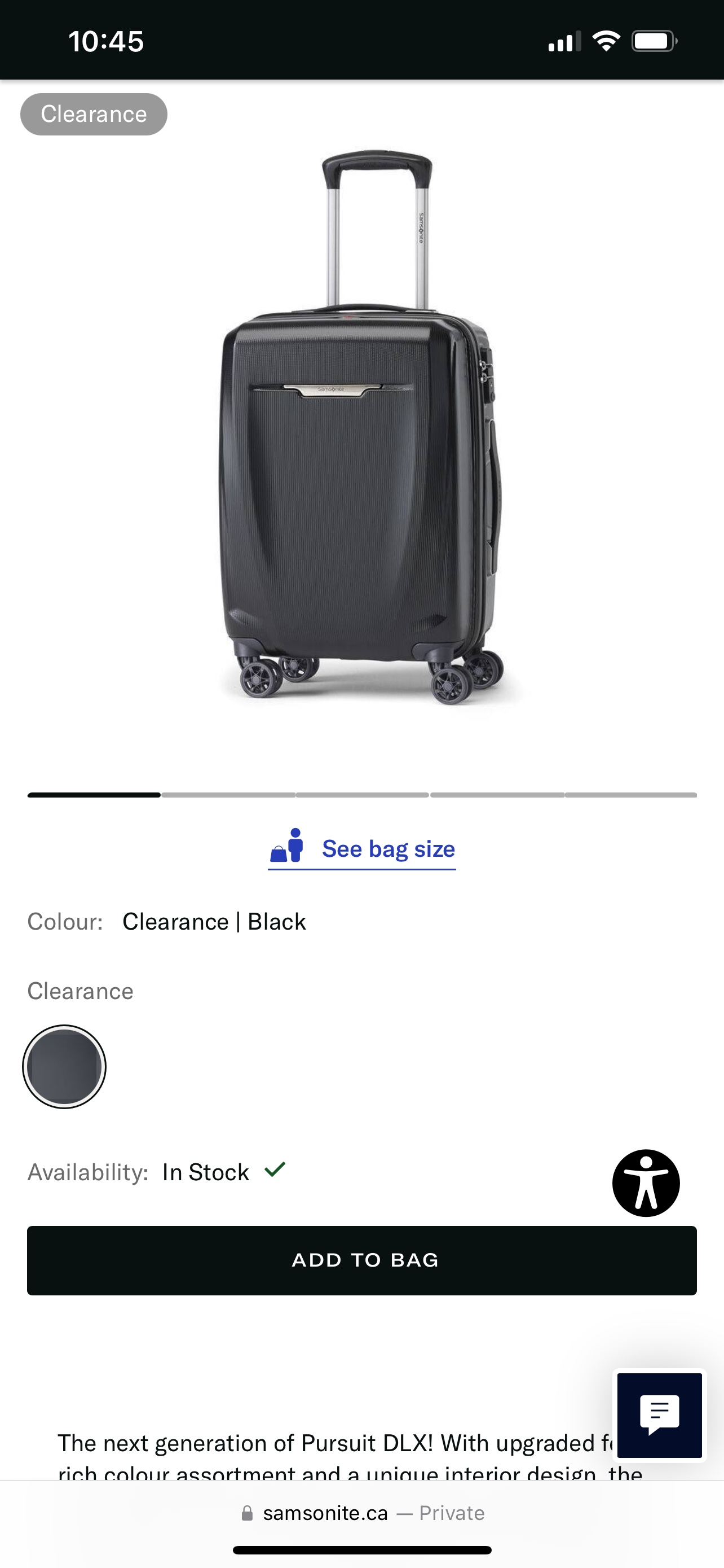 Samsonite Pursuit DLX Plus Suitcase - BRAND NEW - photo 3