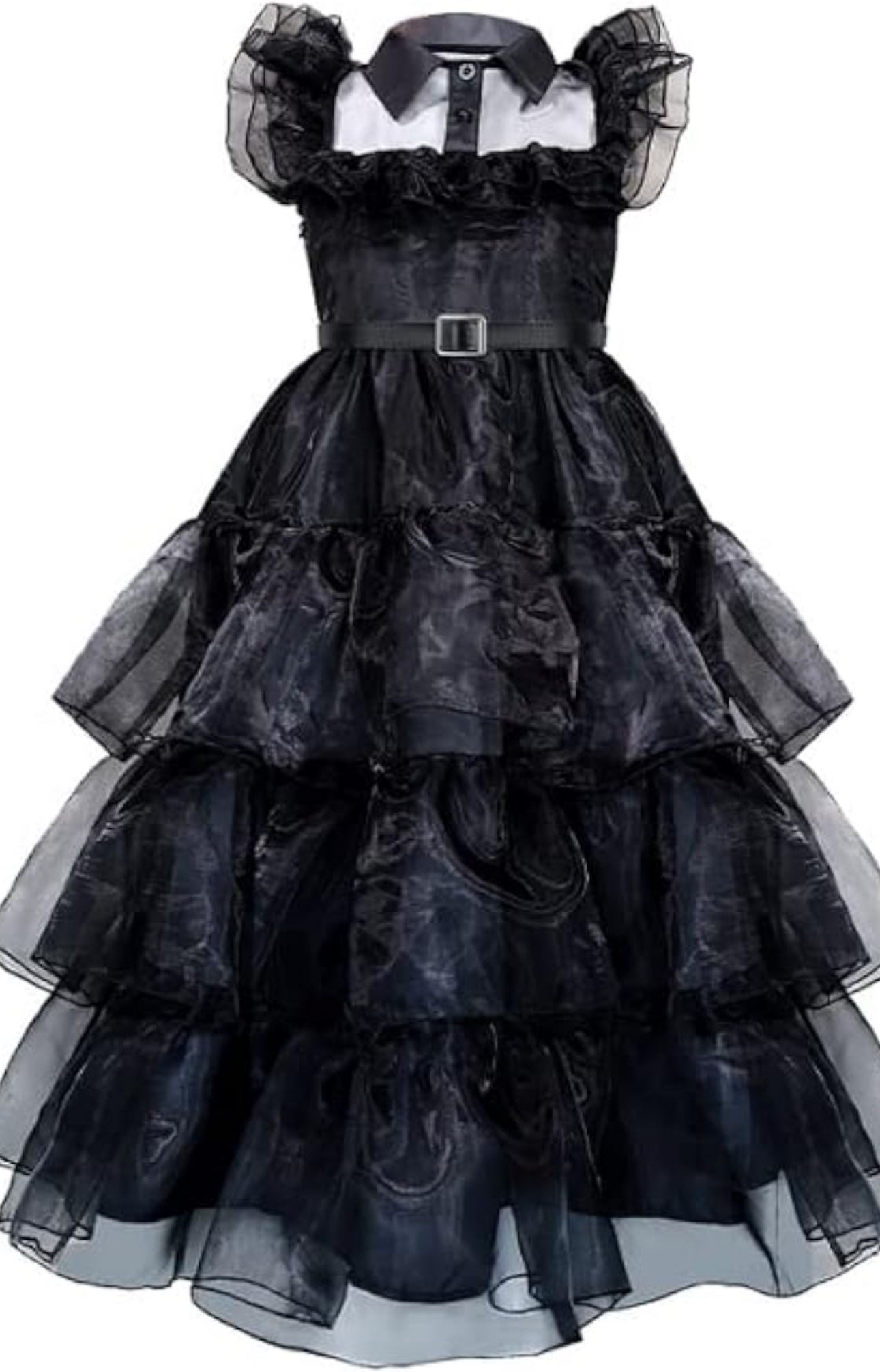 Black Ruffled Dress