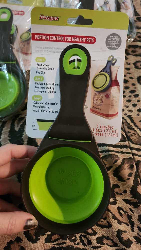 Pet Portion Control Scoop 🧡 and Bag Clip - photo 2