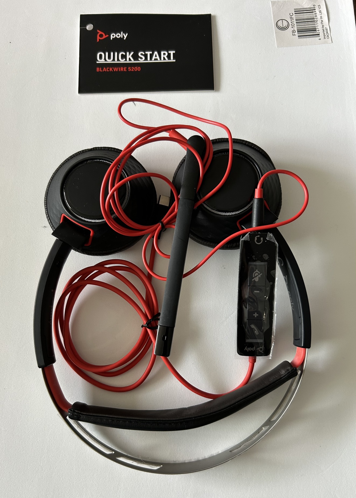Poly Blackwire 5220 wired headset - photo 5