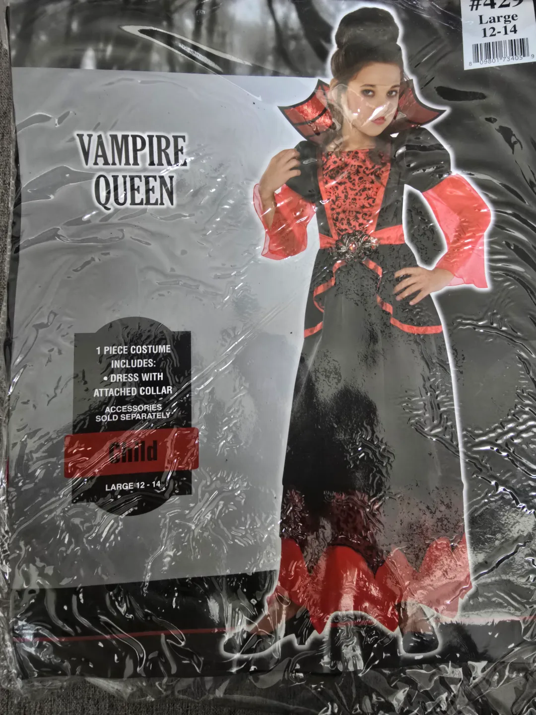 #Freecycle Vampire Queen Costume - Large 12-14 thumbnail