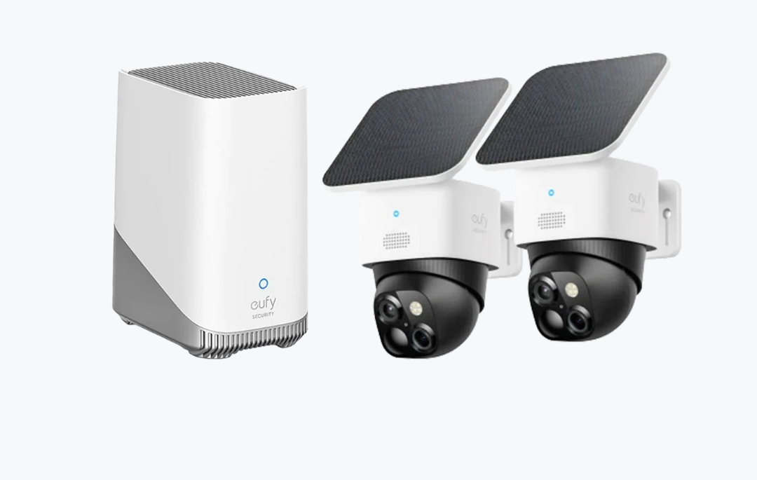 Eufy SoloCam S340 (2-pack) + HomeBase 3 + 4TB SSD