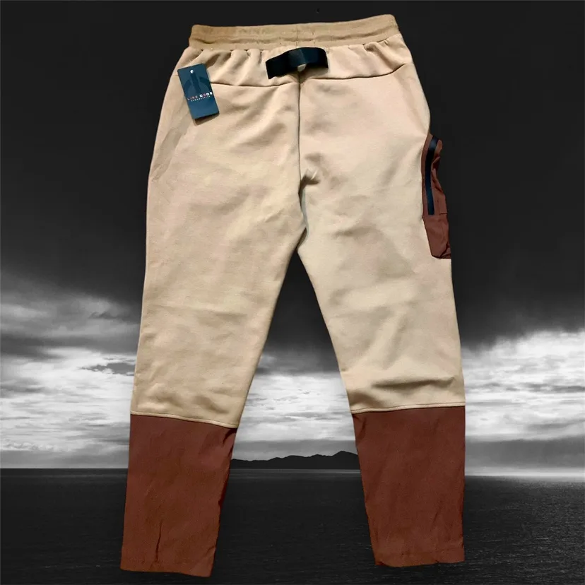 New Men’s Cargo Pants Sweatpants Size L image indicator(6)