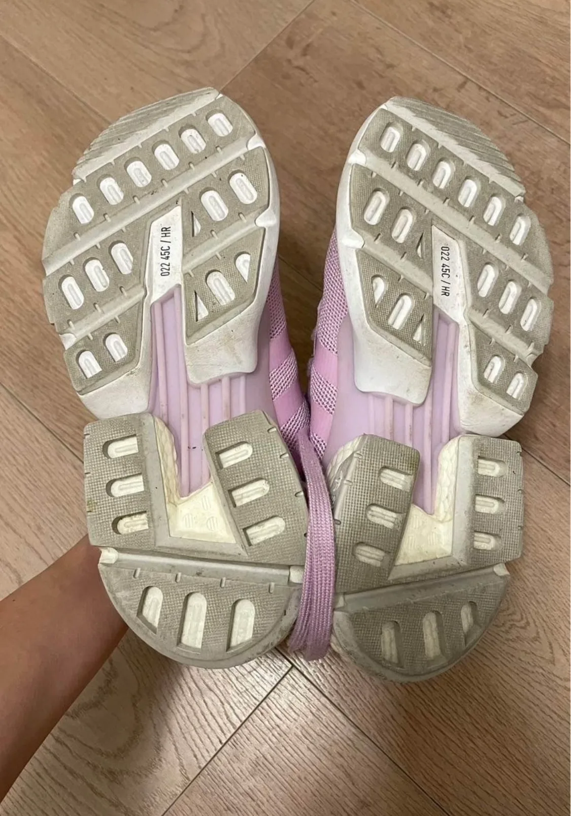 Adidas women purple foam comfy shoes image indicator(3)