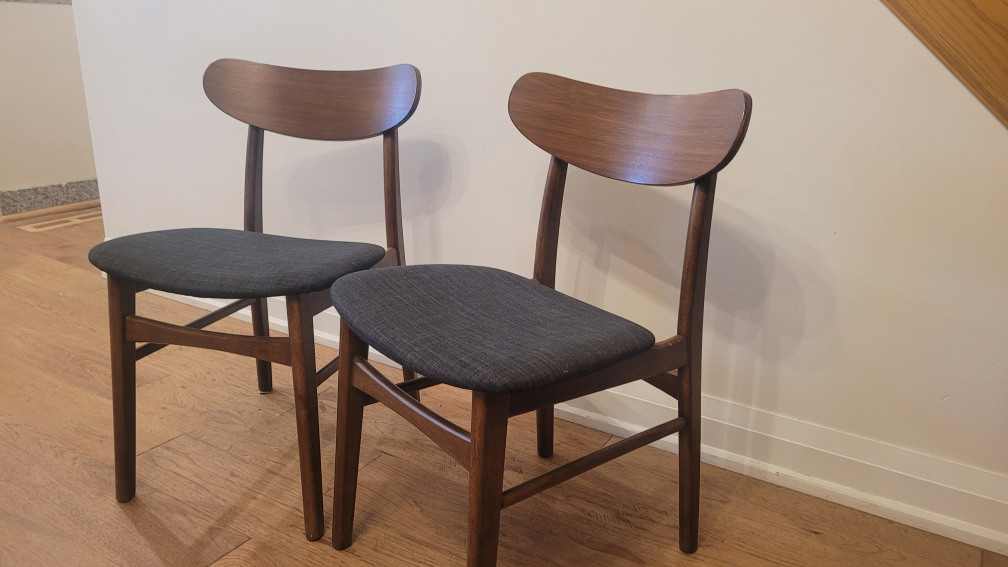 Mid Century Modern Dining Chairs ($40 each) - photo 2