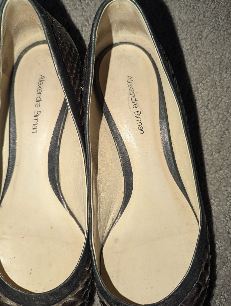 Alexandre Birman Snake Skin Flats - photo 2