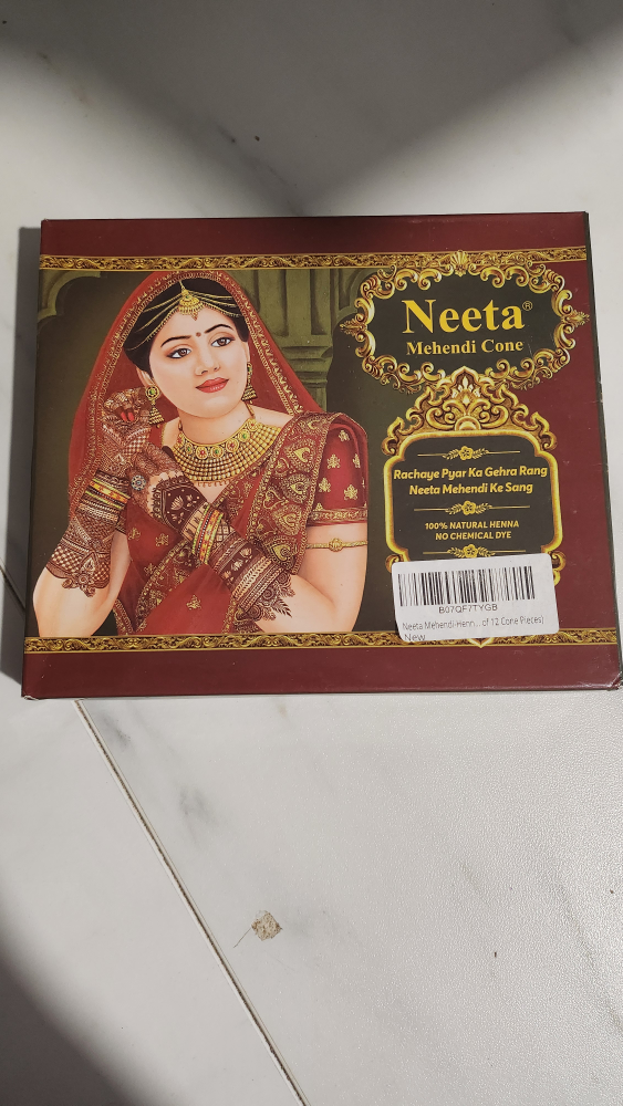 Neeta Henna Cones and Stencils