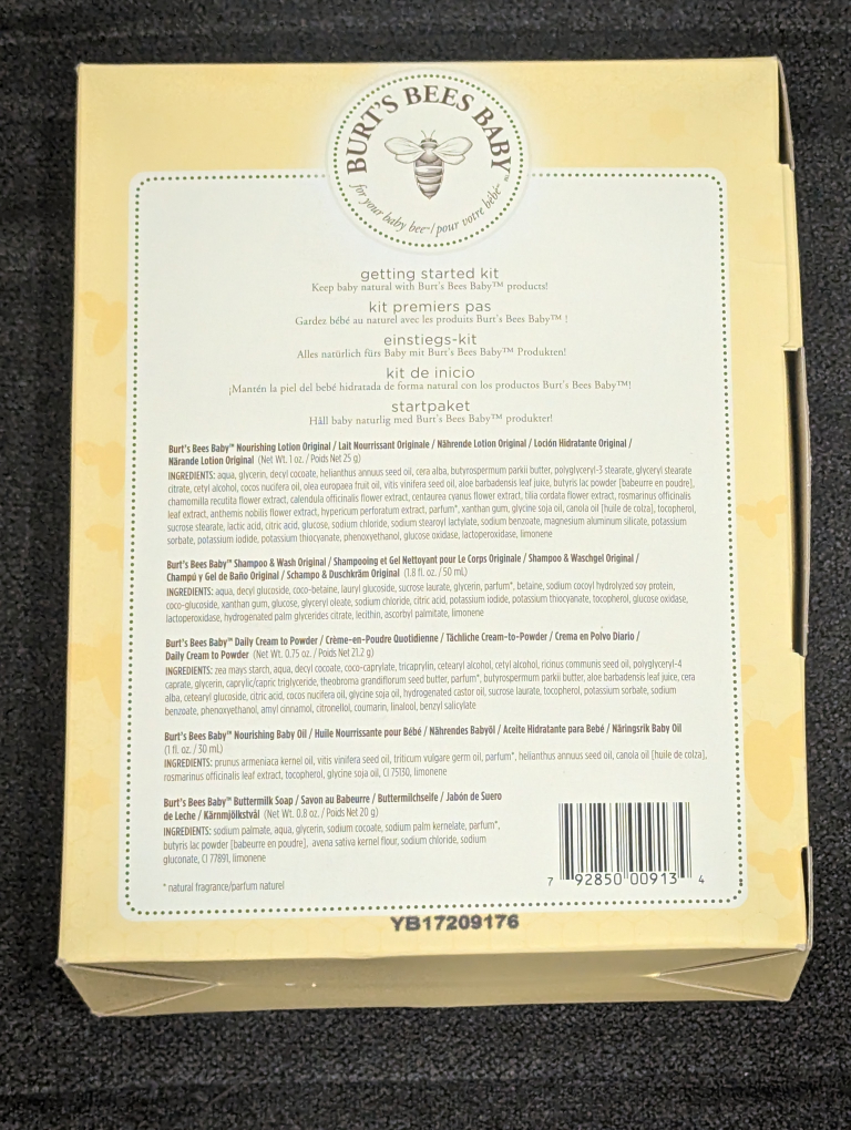 Burt's Bees Baby Getting Started Kit - photo 2