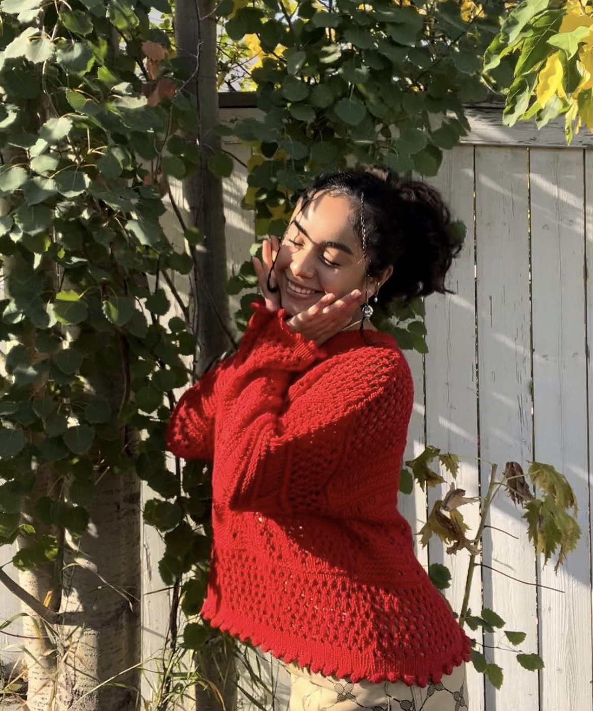 Zara Red Knit Sweater - photo 2