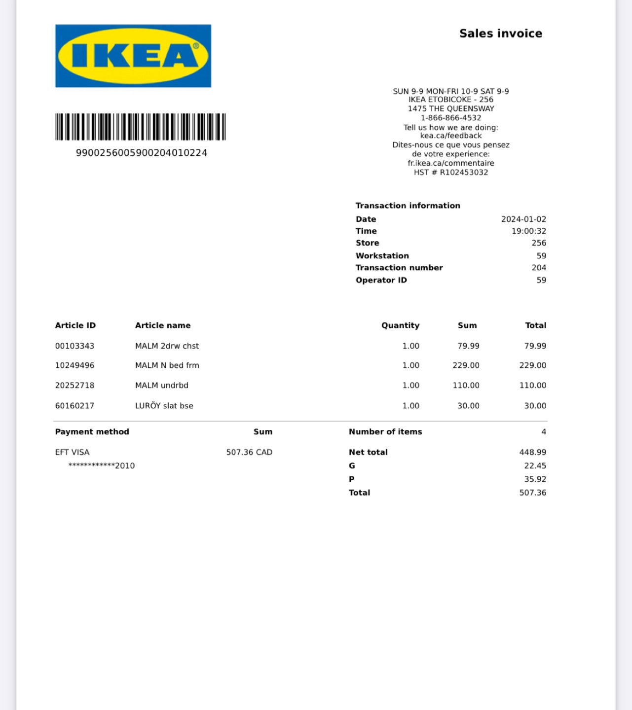 IKEA MALM Single Bed Frame with Storage Drawers - photo 5