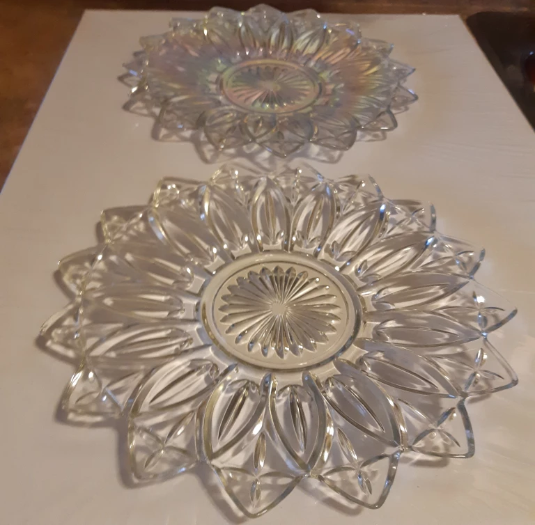 Vintage Glass Plates