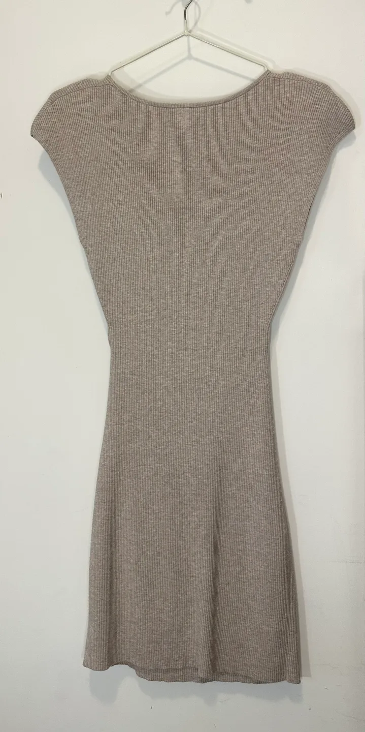 Wilfred Free cutout knit mini dress image indicator(4)