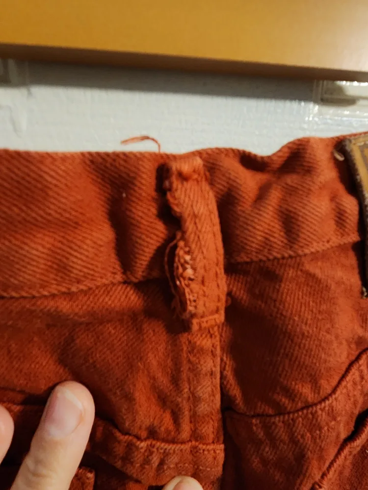 Size 12 - Vintage Calvin Klein Red Jeans image indicator(4)