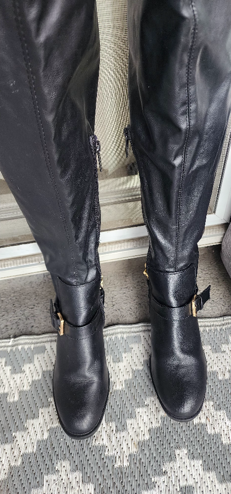 Black Over the Knee Boots - Size 8 - photo 3