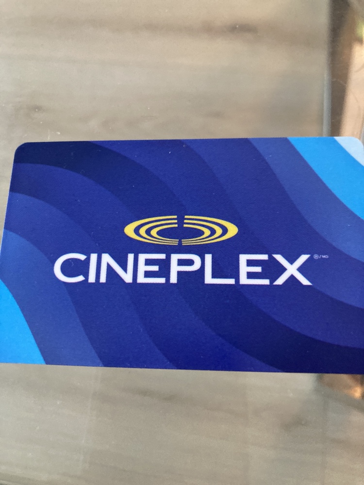 $50 Cineplex Gift Card