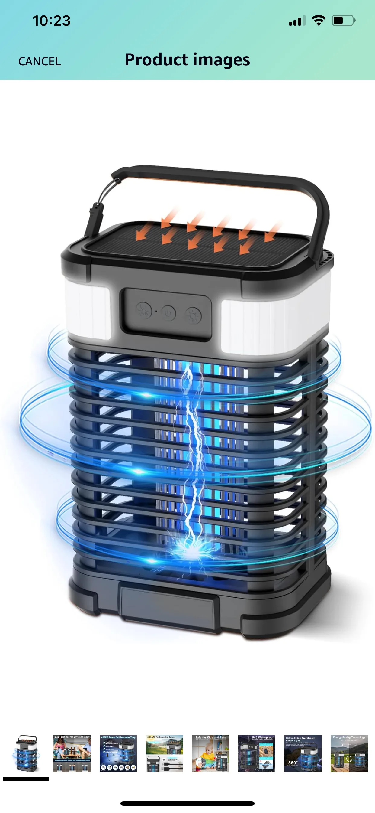 Brand new solar bug zapper thumbnail