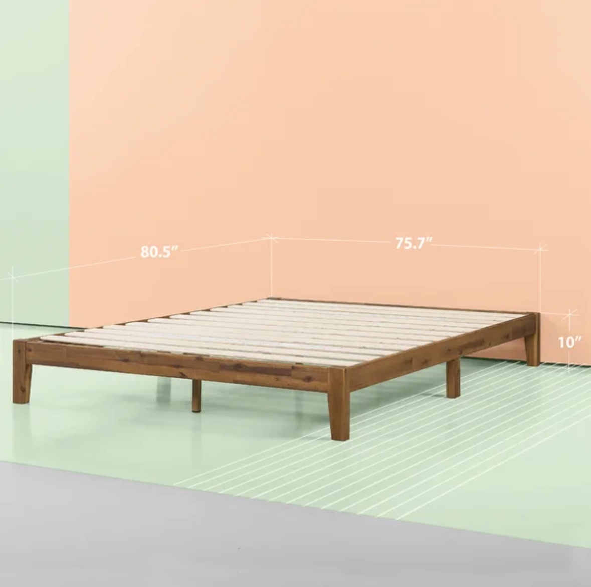 Move out SALE !! King Size Bed Frame - Like New - photo 3