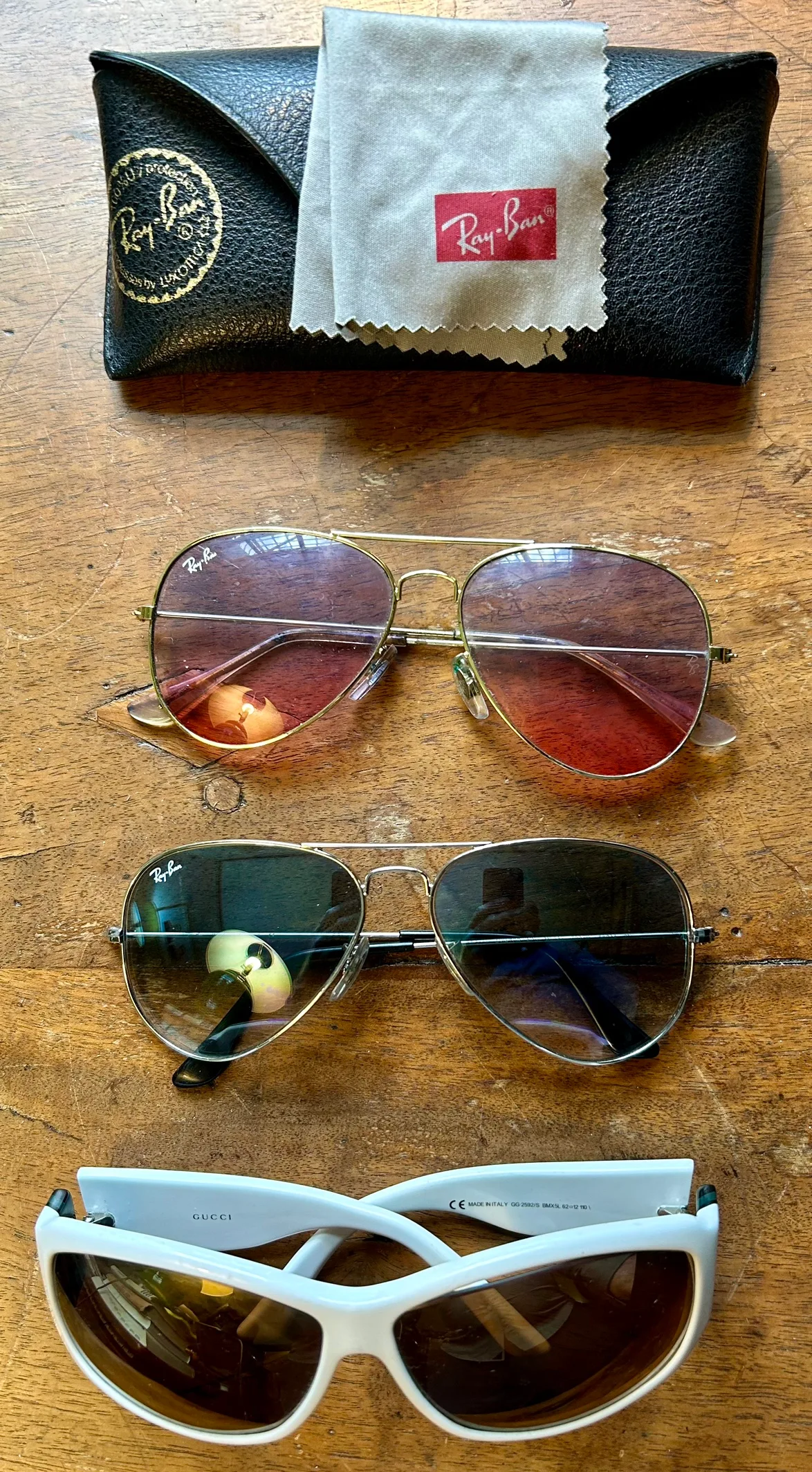 Gucci and Ray-Bans $60 each or all 3 for $160 image indicator(7)