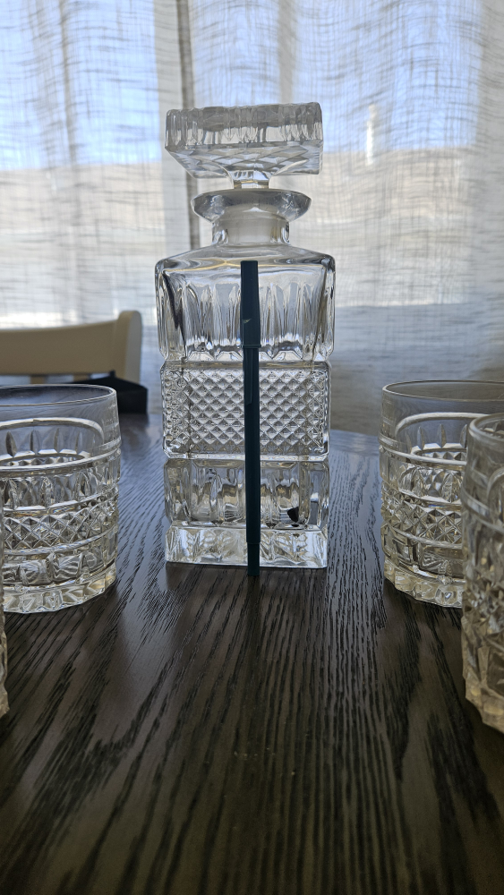 Crystal Decanter and Glasses Set - photo 2