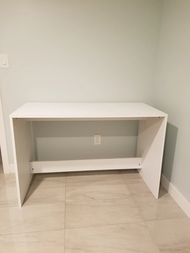 White Study Desk