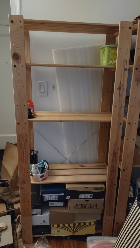 Wooden Shelving Unit