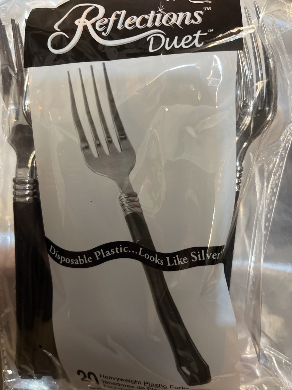 Elegant Disposable plastic Forks - photo 3