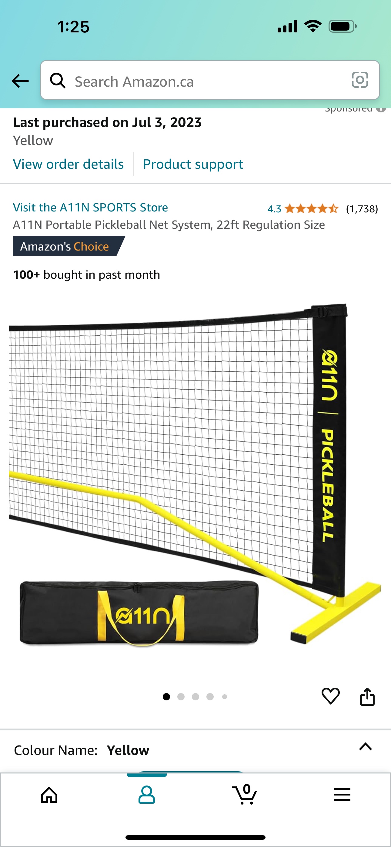 A11N Portable Pickleball Net System
