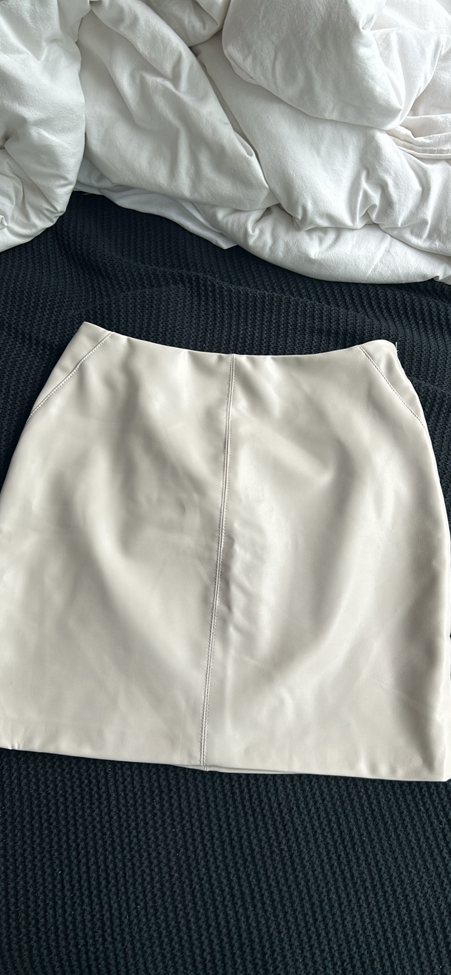 Le Chateau Faux Leather Skirt 4